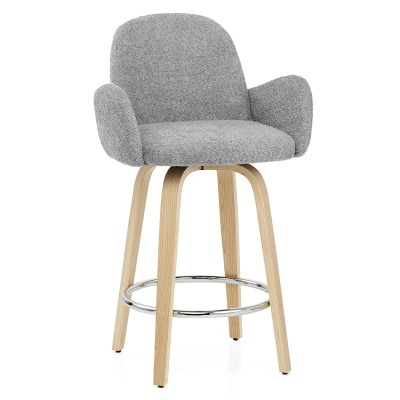 Tabouret de Bar Boucle - Romeo Gris