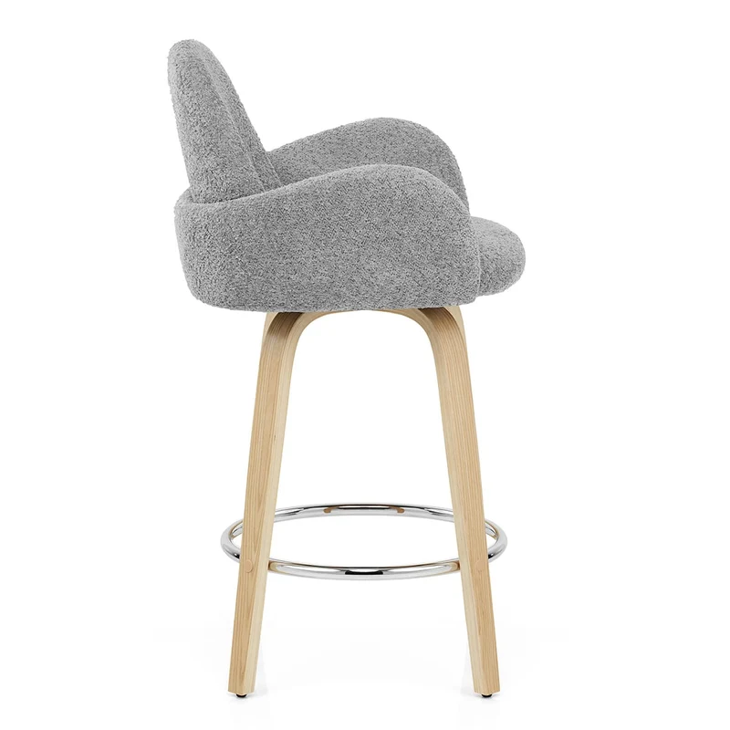 Tabouret de Bar Boucle - Romeo Gris