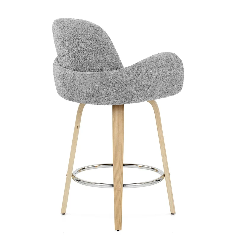 Tabouret de Bar Boucle - Romeo Gris