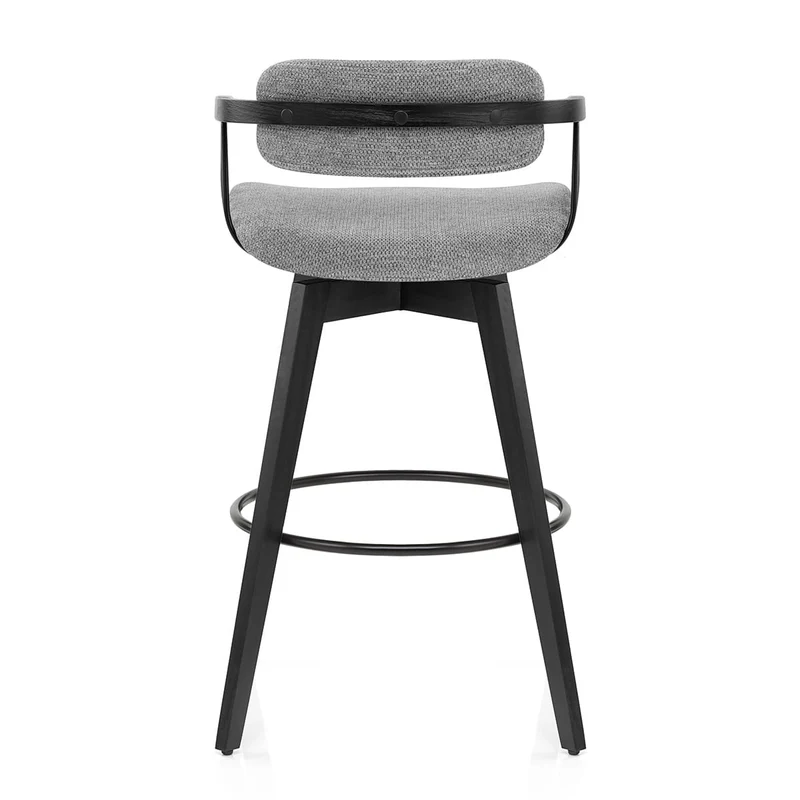 Tabouret de Bar Tissu - Electra Gris