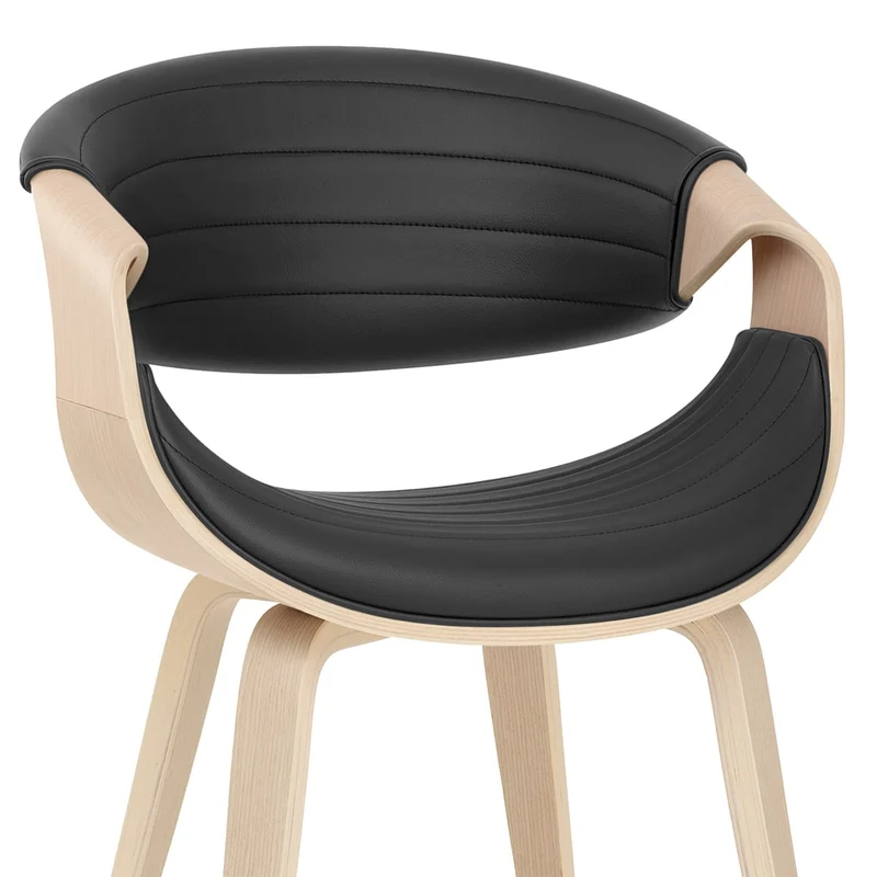 Chaise Faux Cuir - Jefferson Noir