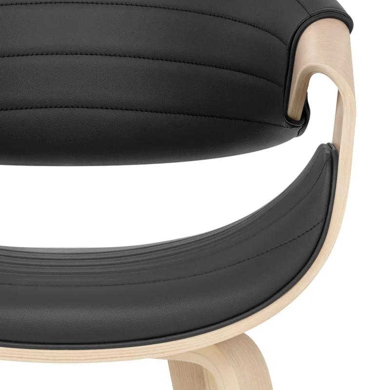 Chaise Faux Cuir - Jefferson Noir