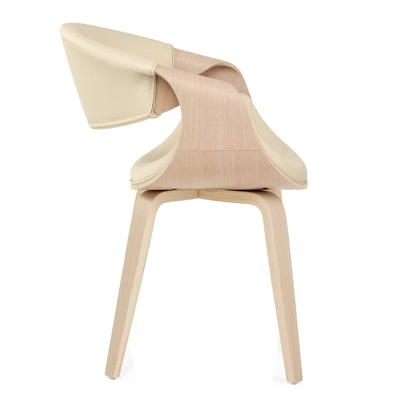 Chaise Faux Cuir - Jefferson Crème