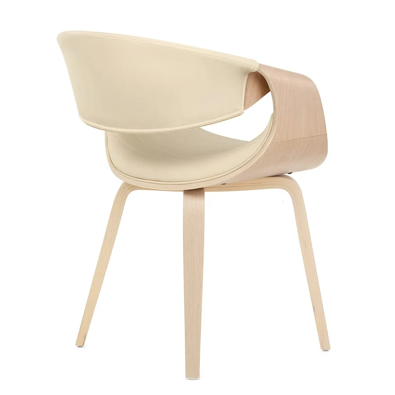 Chaise Faux Cuir - Jefferson Crème