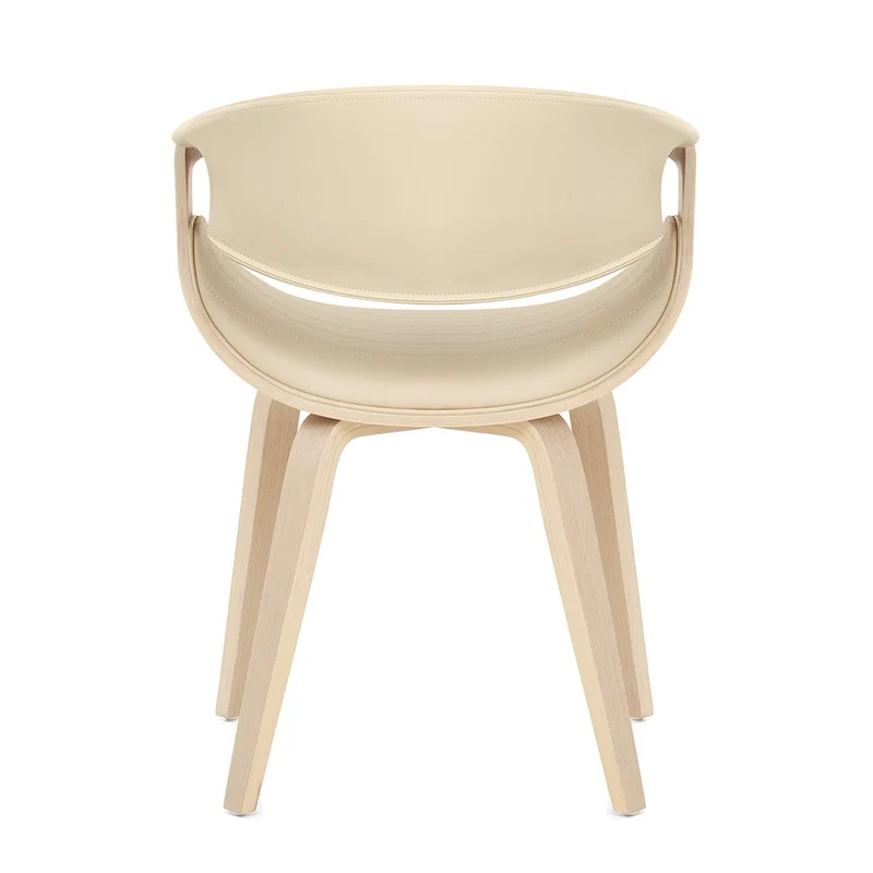 Chaise Faux Cuir - Jefferson Crème