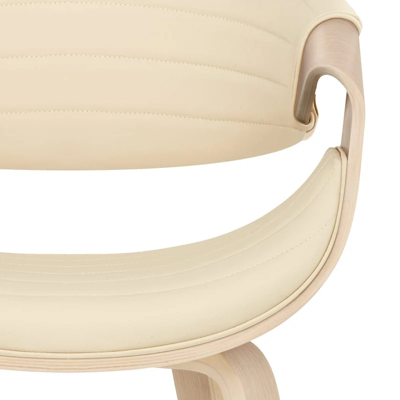 Chaise Faux Cuir - Jefferson Crème