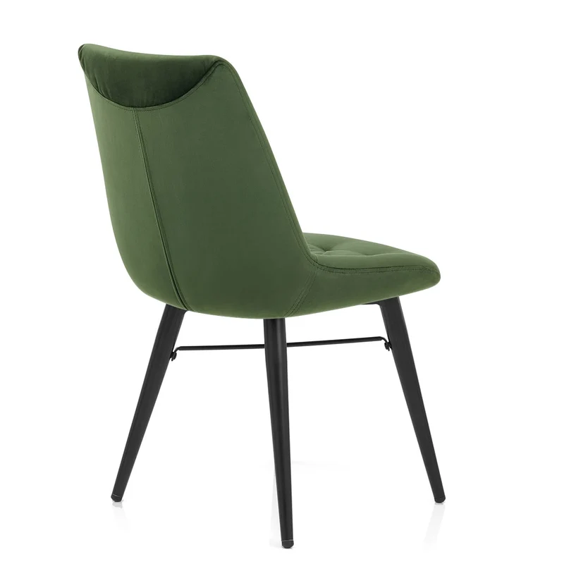 Chaise Métal Velours - Roxy Vert