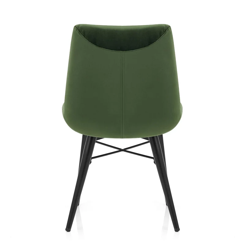 Chaise Métal Velours - Roxy Vert