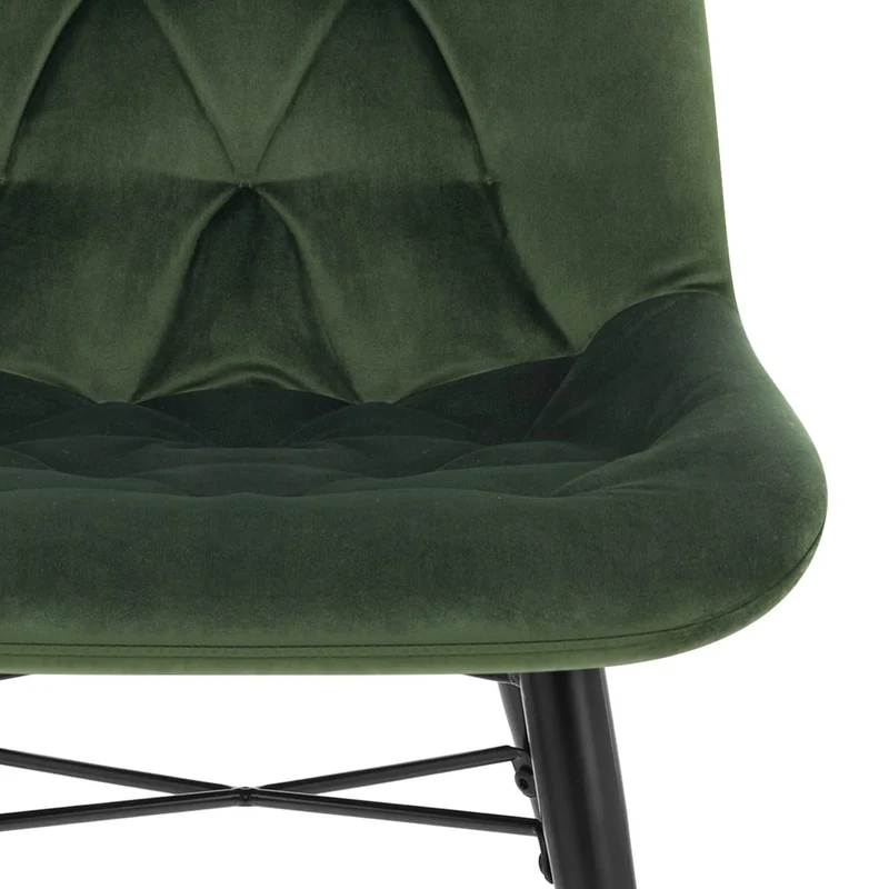 Chaise Métal Velours - Roxy Vert