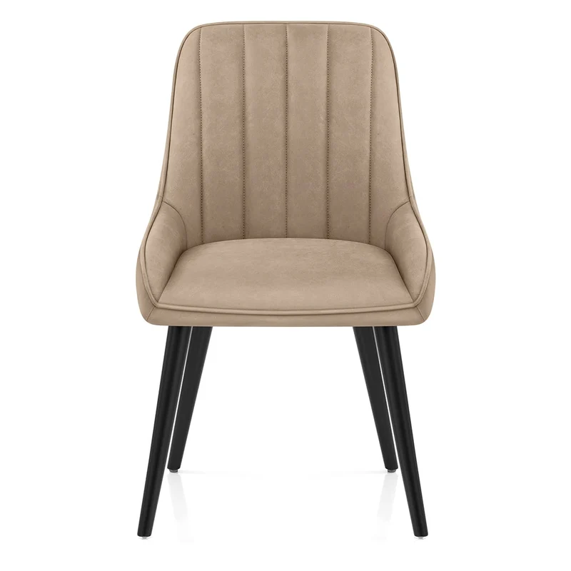 Chaise Faux Cuir - Rosa Taupe