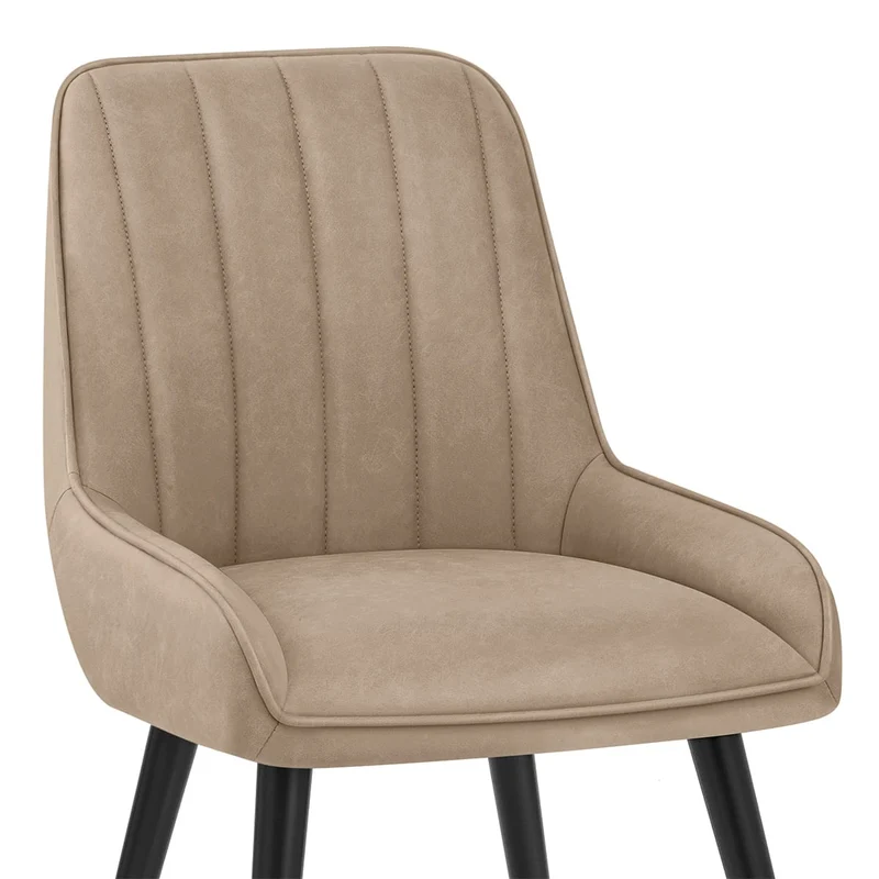 Chaise Faux Cuir - Rosa Taupe
