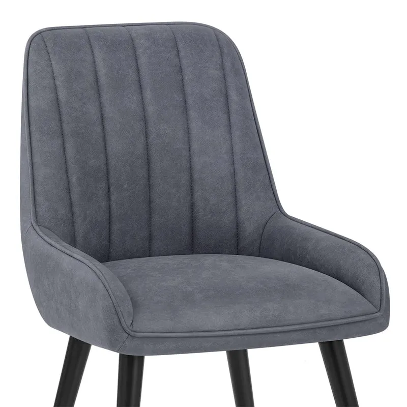 Chaise Faux Cuir - Rosa Bleu