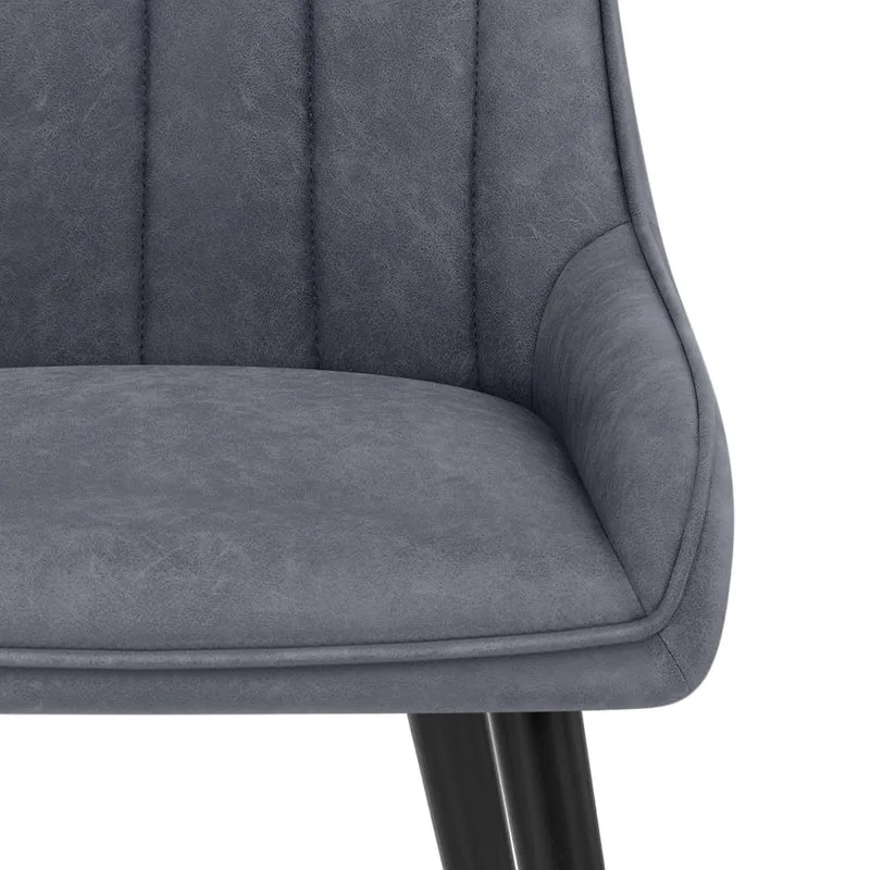 Chaise Faux Cuir - Rosa Bleu