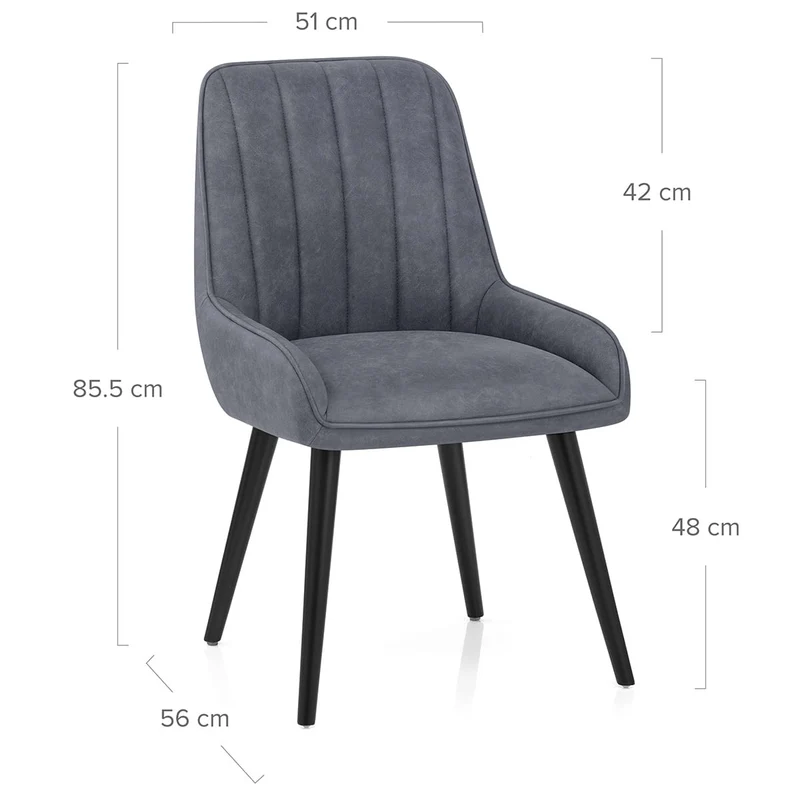 Chaise Faux Cuir - Rosa Bleu