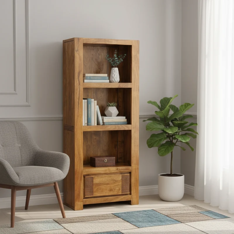 Colonne bois strié 1T 3N | Acacia Verone