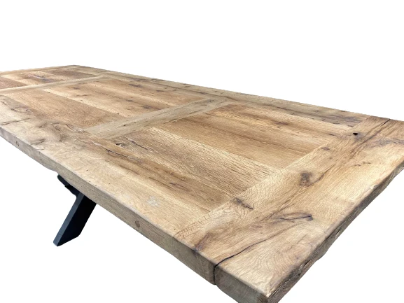 Table de Ferme en Vieux Chêne Massif Centenaire - Sur Mesure