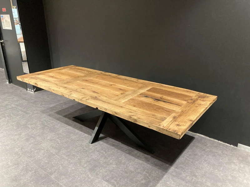Table de Ferme en Vieux Chêne Massif Centenaire - Sur Mesure