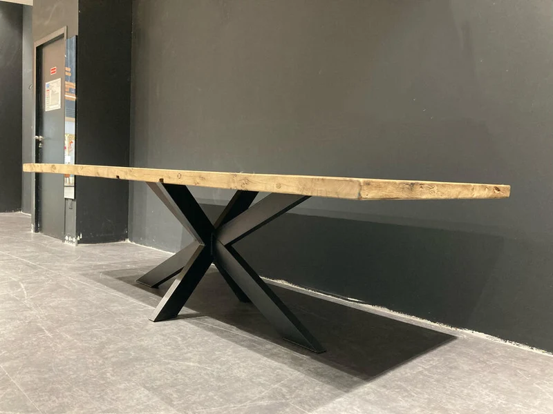 Table de Ferme en Vieux Chêne Massif Centenaire - Sur Mesure