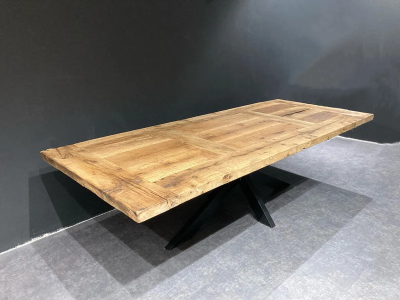 Table de Ferme en Vieux Chêne Massif Centenaire - Sur Mesure