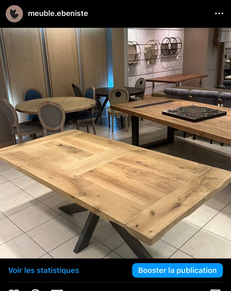 Table de Ferme en Vieux Chêne Massif Centenaire - Sur Mesure