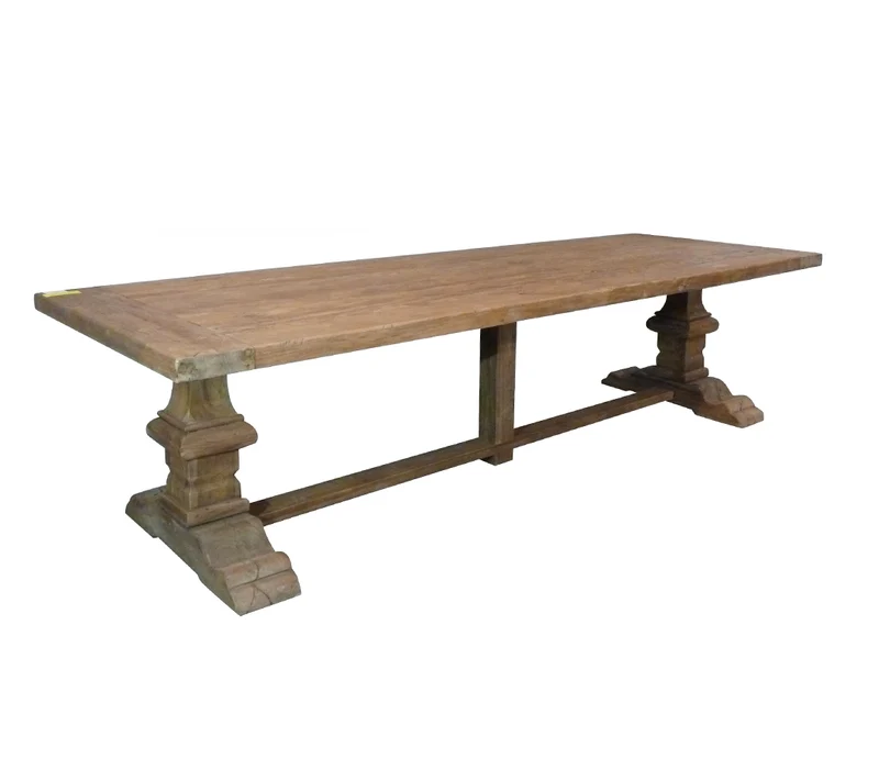 Table Monastère en Chêne Massif sur Mesure - Création d'Ébéniste