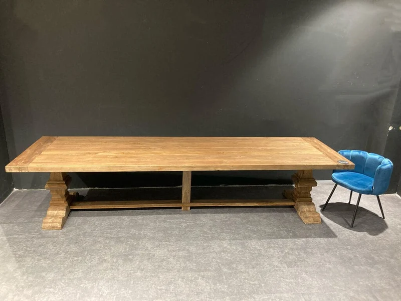 Table Monastère en Chêne Massif sur Mesure - Création d'Ébéniste