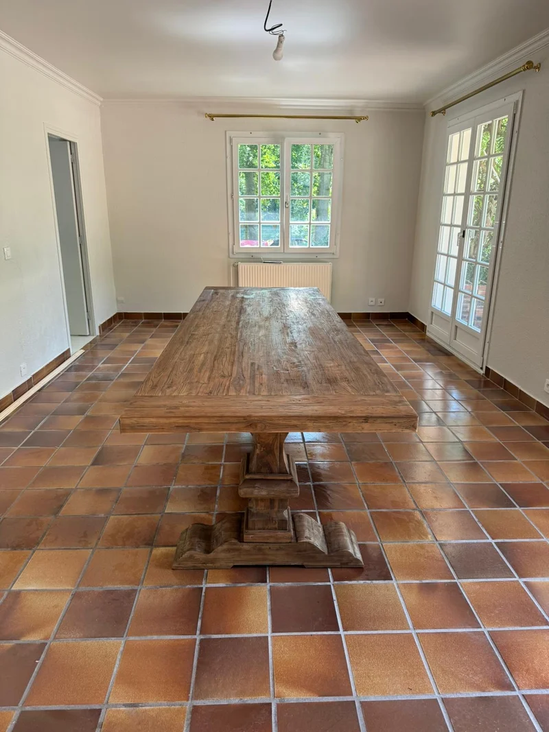 Table Monastère en Chêne Massif sur Mesure - Création d'Ébéniste