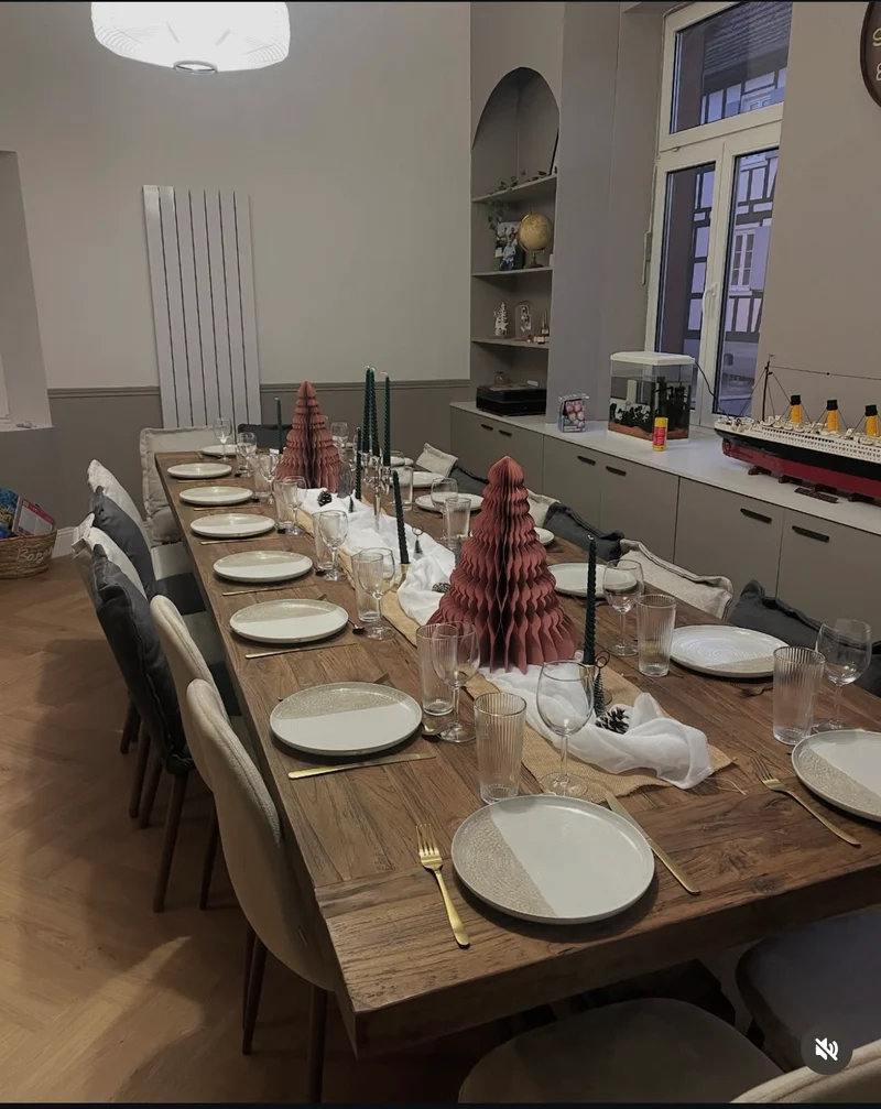 Table Monastère en Chêne Massif sur Mesure - Création d'Ébéniste