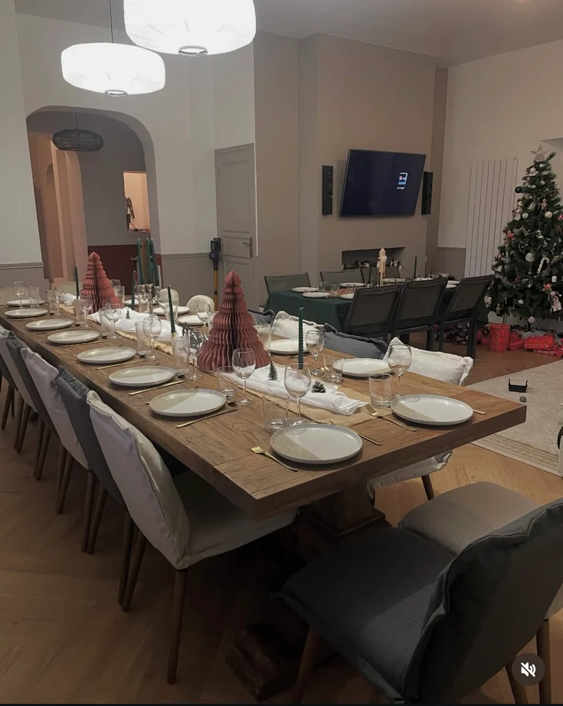 Table Monastère en Chêne Massif sur Mesure - Création d'Ébéniste