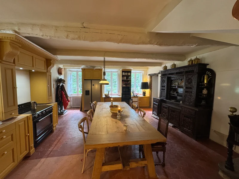 Table de Ferme en Vieux Chêne Massif Centenaire - Sur Mesure