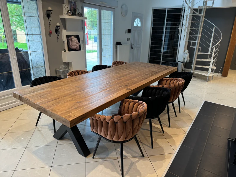 Table de 2m40 en Bois Massif "RIETI"