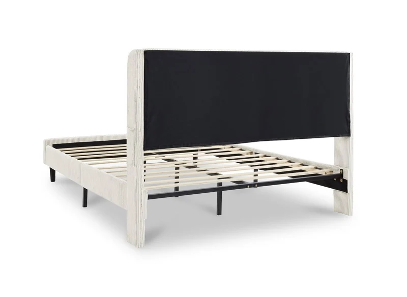 Lit double LEVY 160x200 cm + Matelas HYBRID 160x200 cm