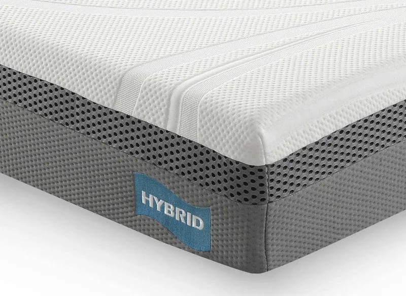 Lit double LEVY 160x200 cm + Matelas HYBRID 160x200 cm