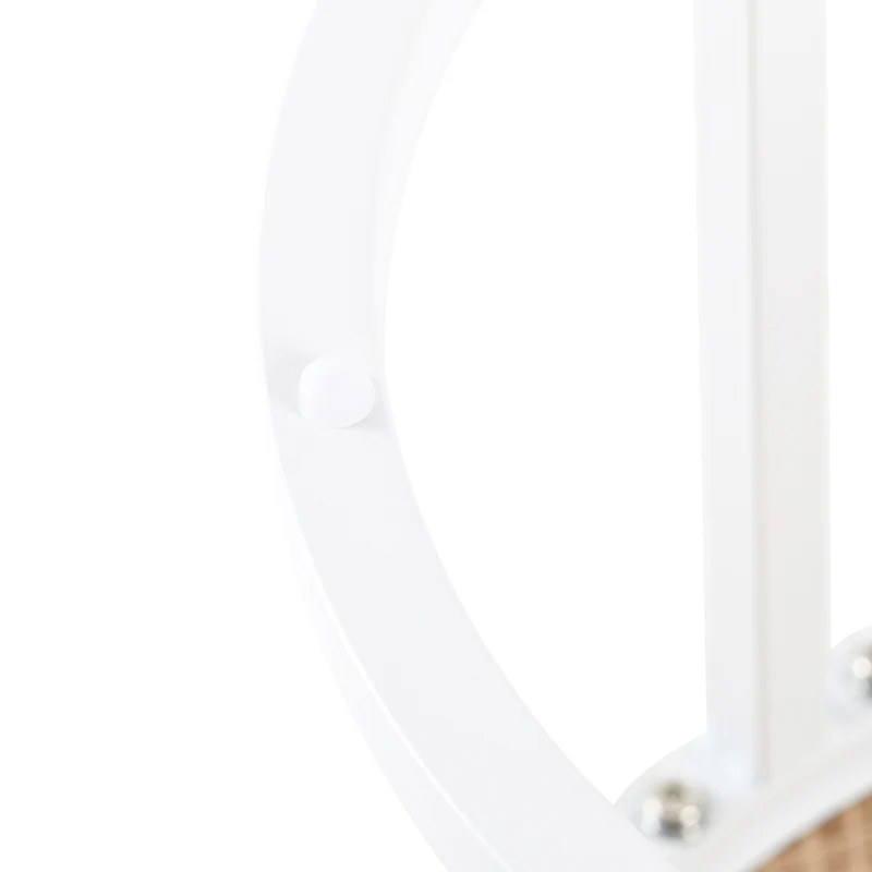 VERONA Table Basse Ensemble de 2, Design Minimaliste Peint, Rond, Diamètre 50*45CM/40*35CM