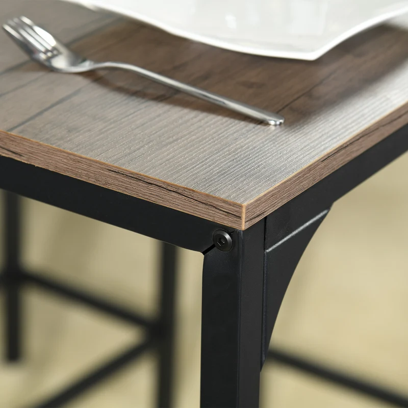 FAIRMAN Ensemble De Table De Bar Avec 1 Table Et 4 Chaises