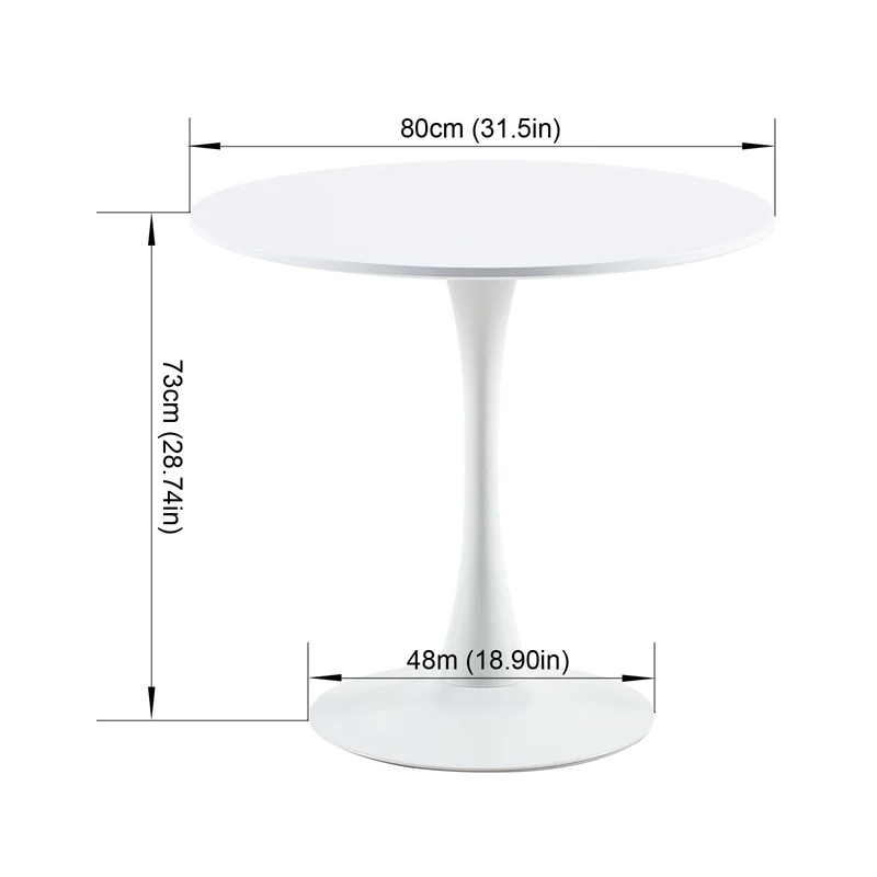 TULIP Tour Table Supérieure De Facile Loisirs Table à Manger Nordique Table Tulipe Balcon Petite Table Ronde