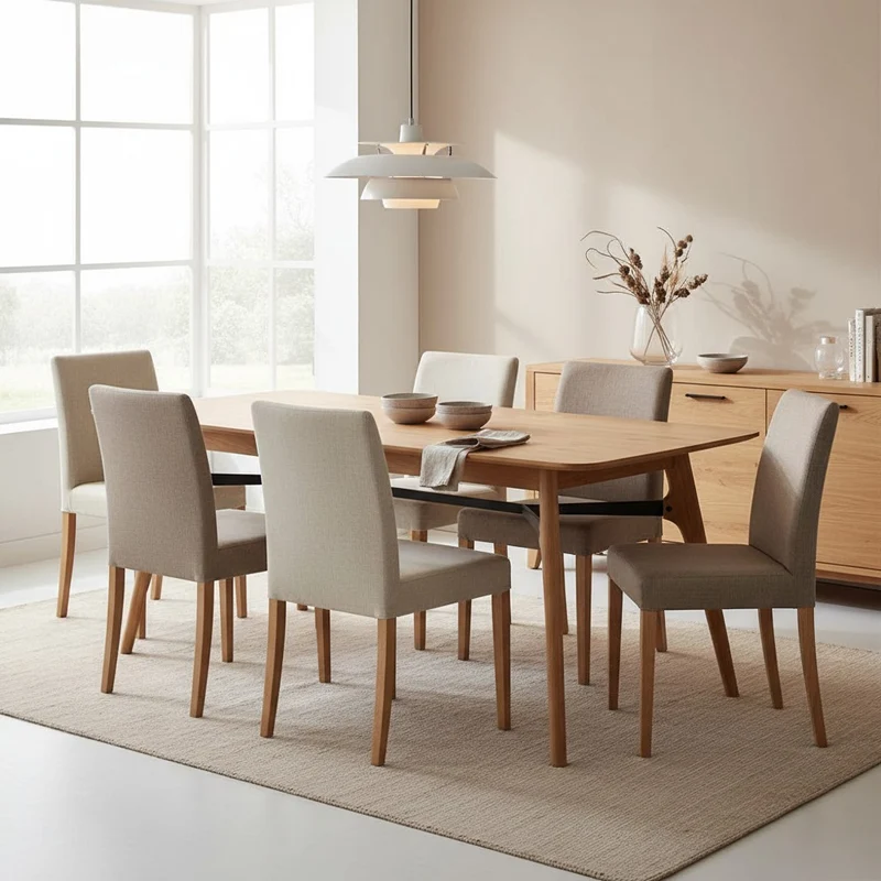 Table repas 180 cm avec allonge