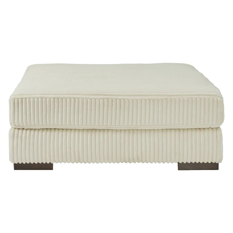 Ottoman surdimensionné en tissu - Lindyn