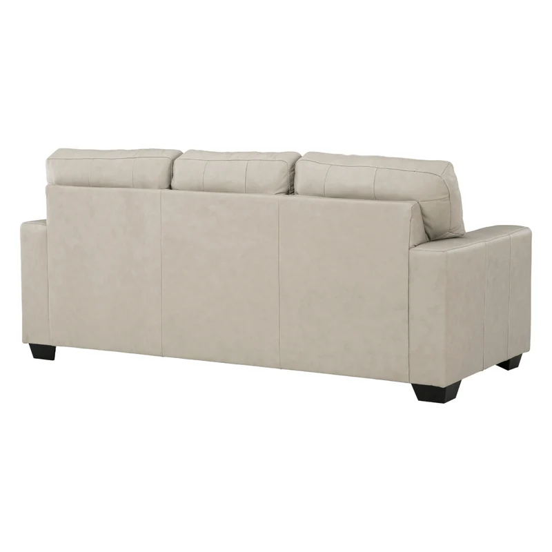 Sofa en cuir beige pâle - Santorine