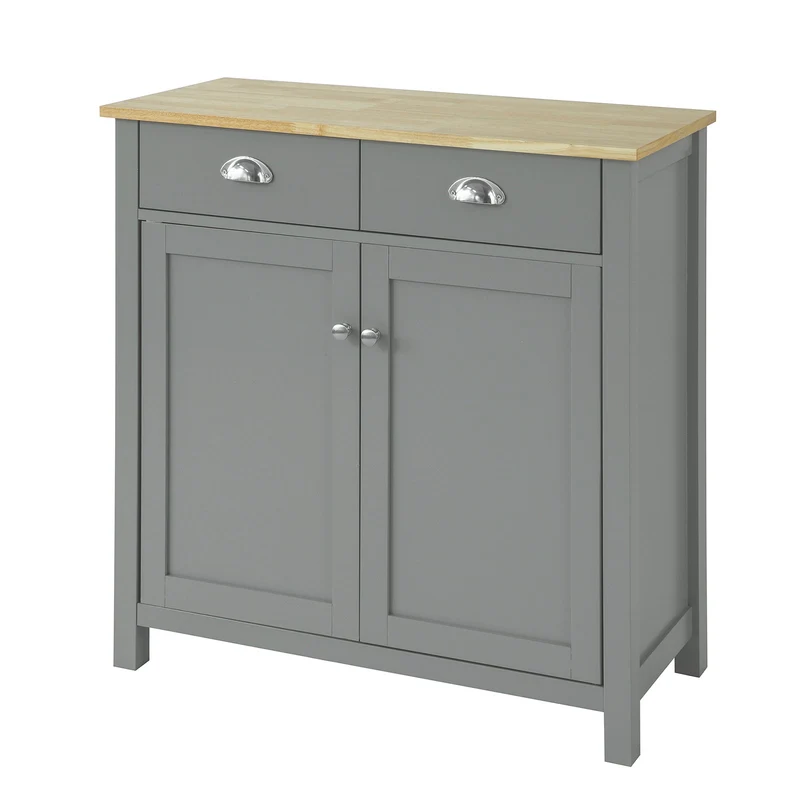 SoBuy FSB25-HG Buffet Commode Armoire de Rangement Table Console Meuble de Rangement pour entrée Chambre Salon