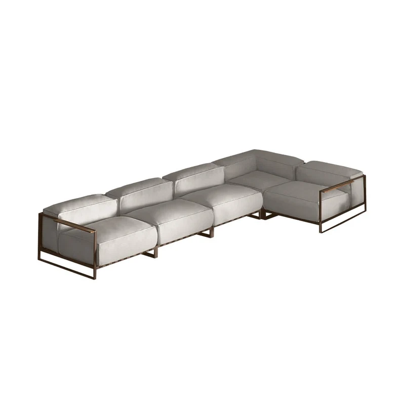 CASILDA Canapé Modulaire d'angle POUR L'EXTÉRIEUR