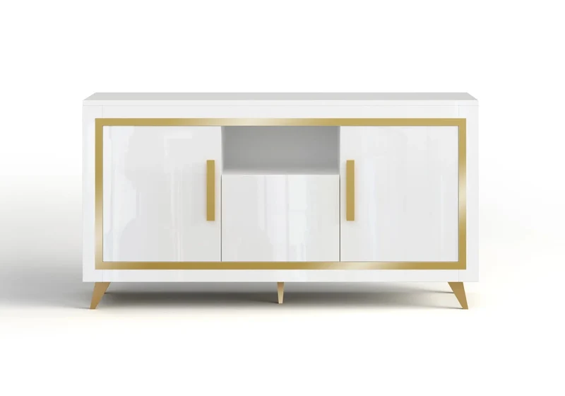 Salle à manger laquée blanc GOLD
