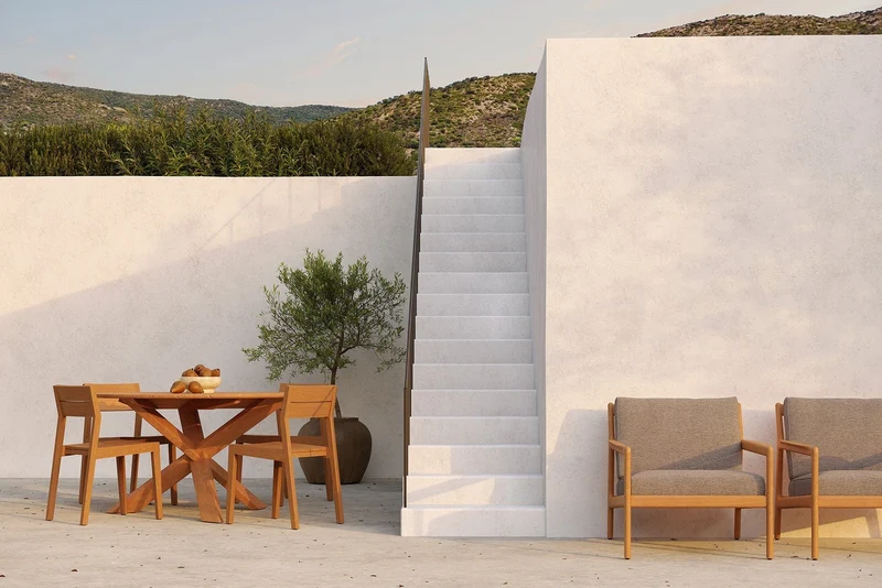 Chaise Ethnicraft - EX 1 outdoor