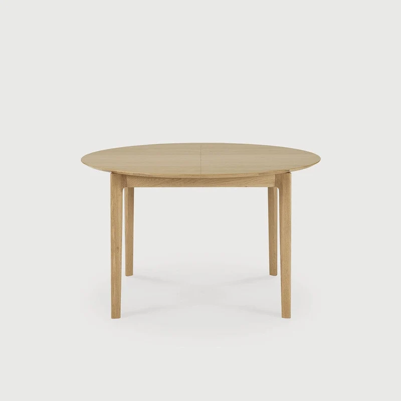 Table ronde extensible Ethnicraft - Bok chêne