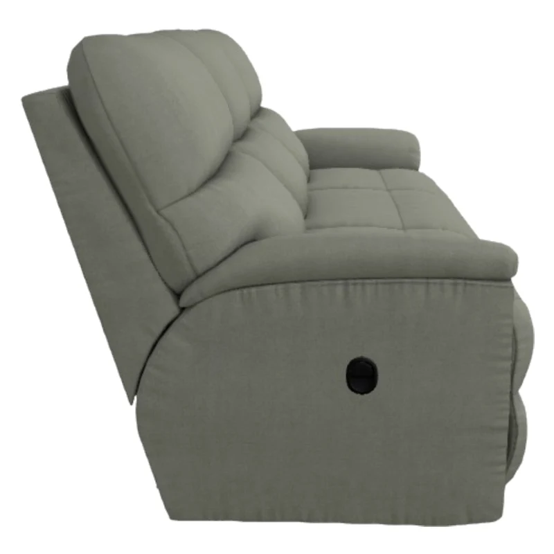 Sofa inclinable en tissu gris - Brooks