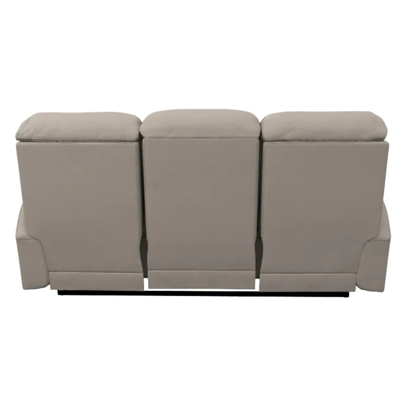 Sofa inclinable en cuir beige - Cade