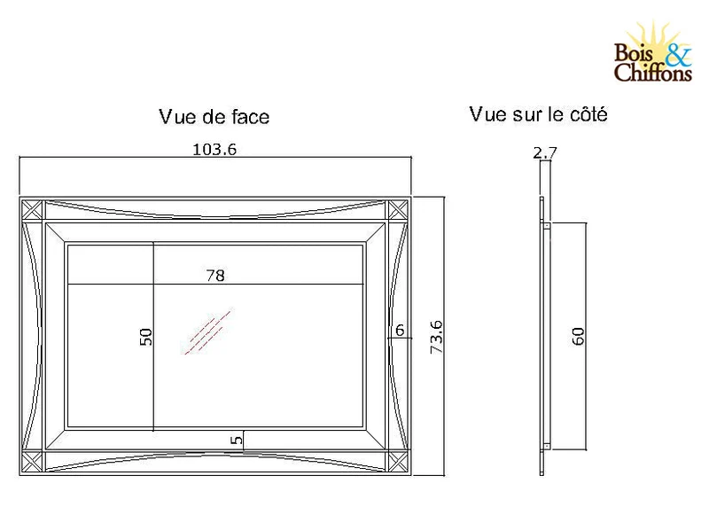 Miroir design | Manguier Pondicherry