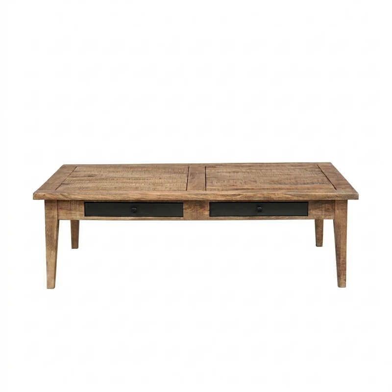 Table basse 4 tiroirs | Manguier Farm II