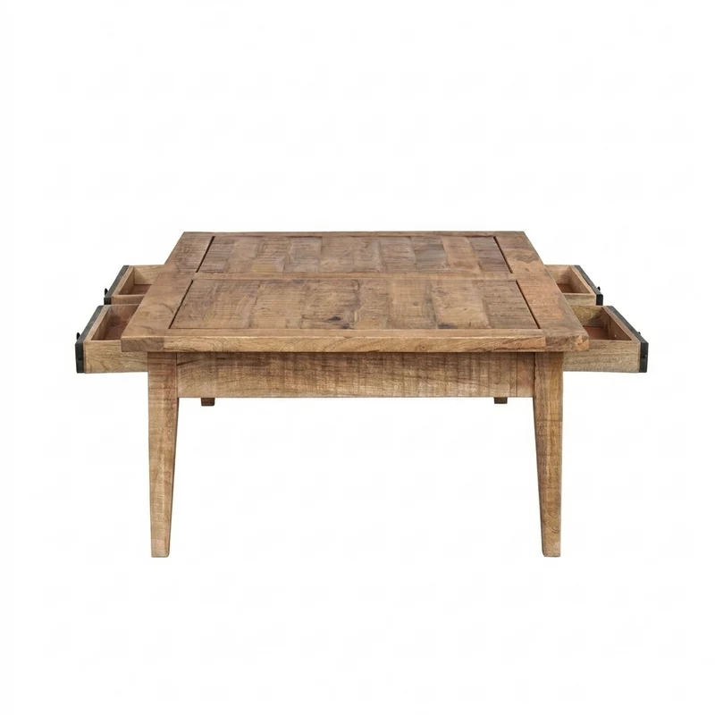 Table basse 4 tiroirs | Manguier Farm II