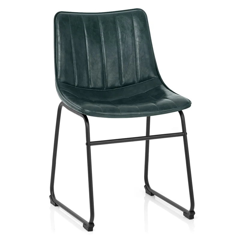 Chaise Faux Cuir - Tucker Vert